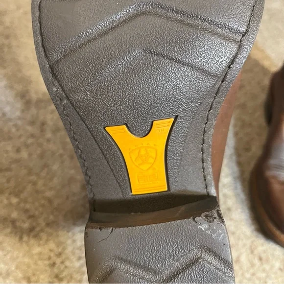 Ariat Sedona Leather Western Boot Cowboy Classic Work Boot Comfort Brown Size 8D - Picture 5 of 7